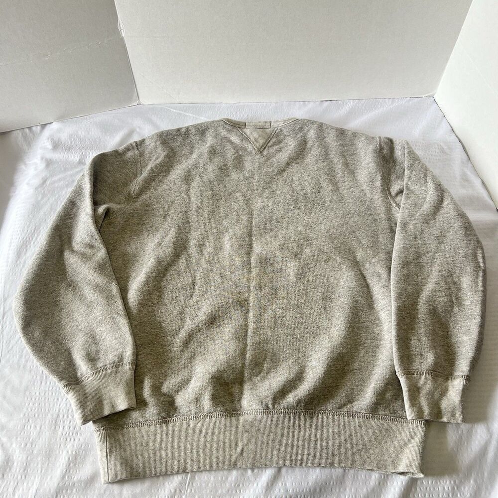 $198 Polo Ralph Lauren Polo Bear Crewneck Sweatshirt Heather Gray Size Medium - Picture 2 of 8